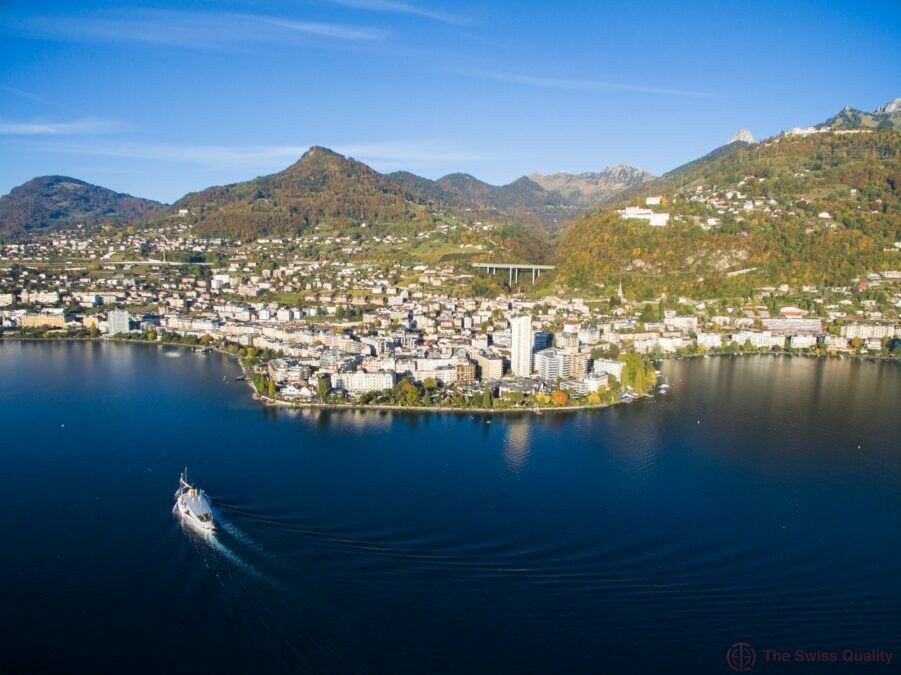 aerial view of montreux waterfront switzerland 1