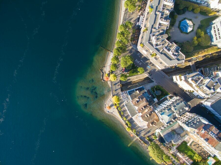 aerial view of montreux waterfront switzerland 13