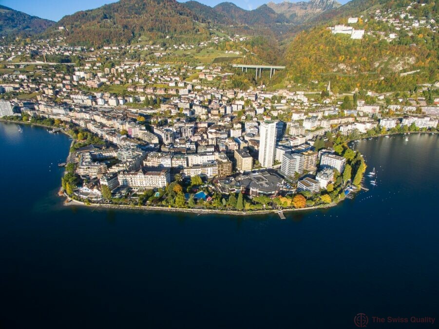 aerial view of montreux waterfront switzerland 14