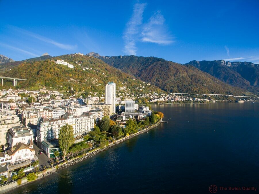 aerial view of montreux waterfront switzerland 16