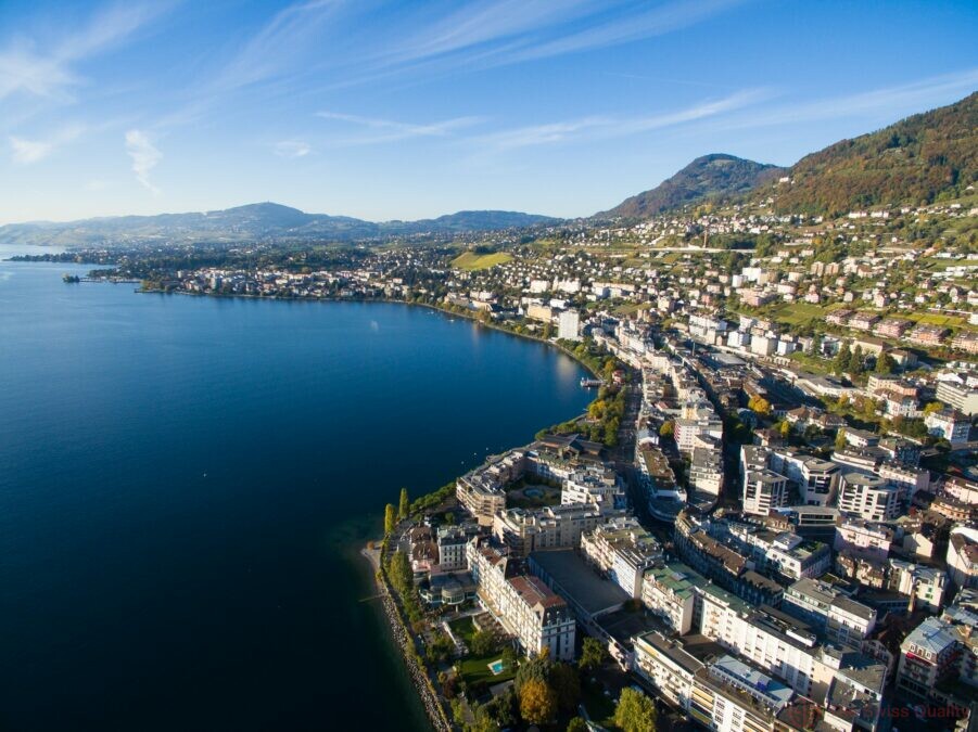 aerial view of montreux waterfront switzerland 5