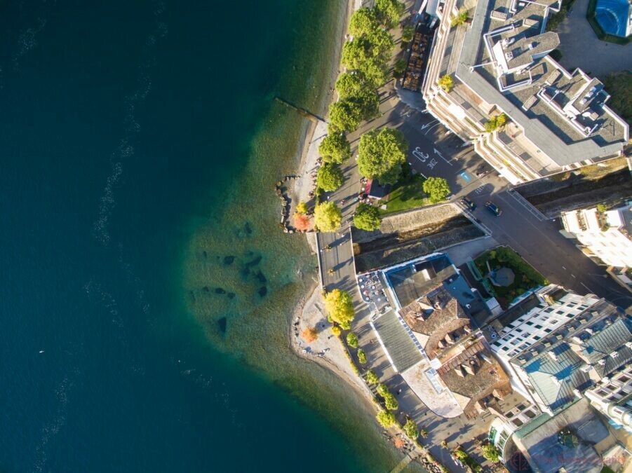 aerial view of montreux waterfront switzerland 8