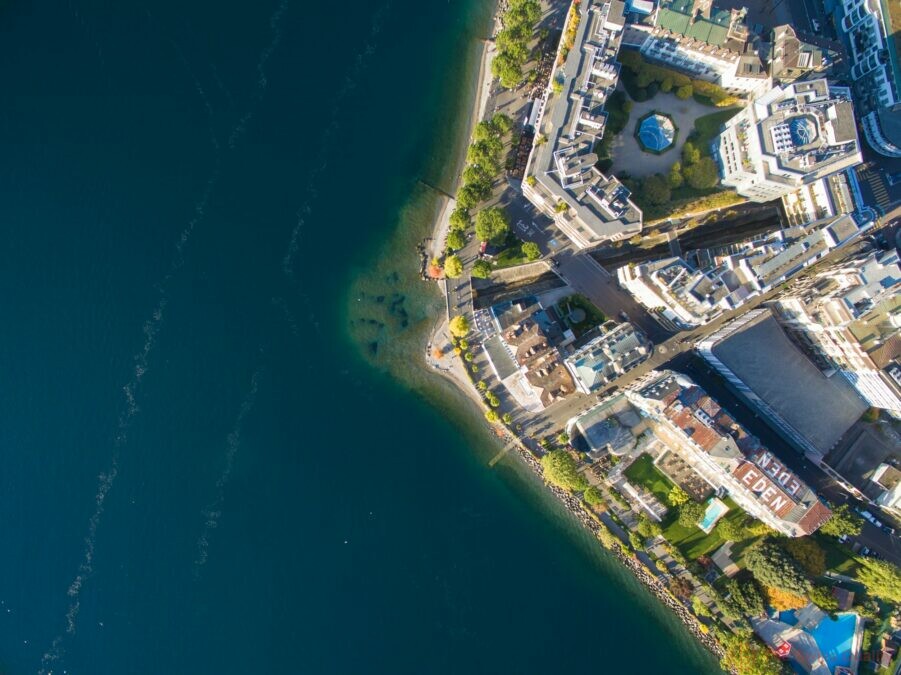 aerial view of montreux waterfront switzerland 9
