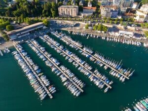aerial view of ouchy waterfront in lausanne switzerland 26