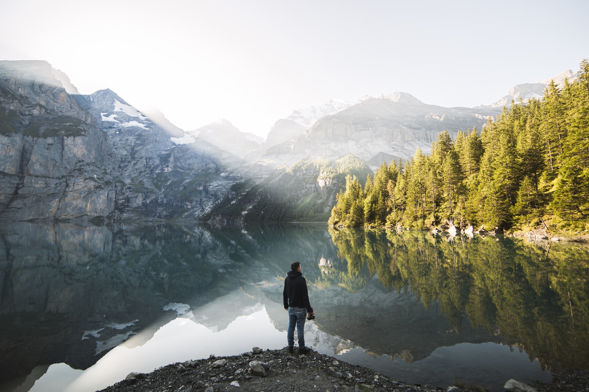 From a cold autumn morning in the Swiss alps. What a beautiful ...