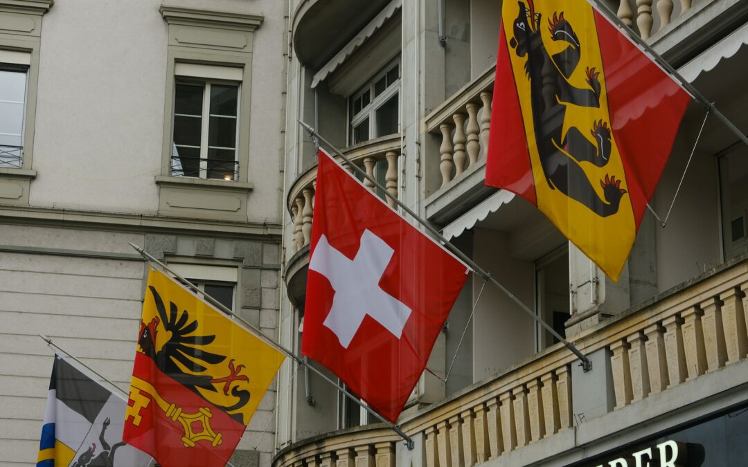 flag of canton and switzerland