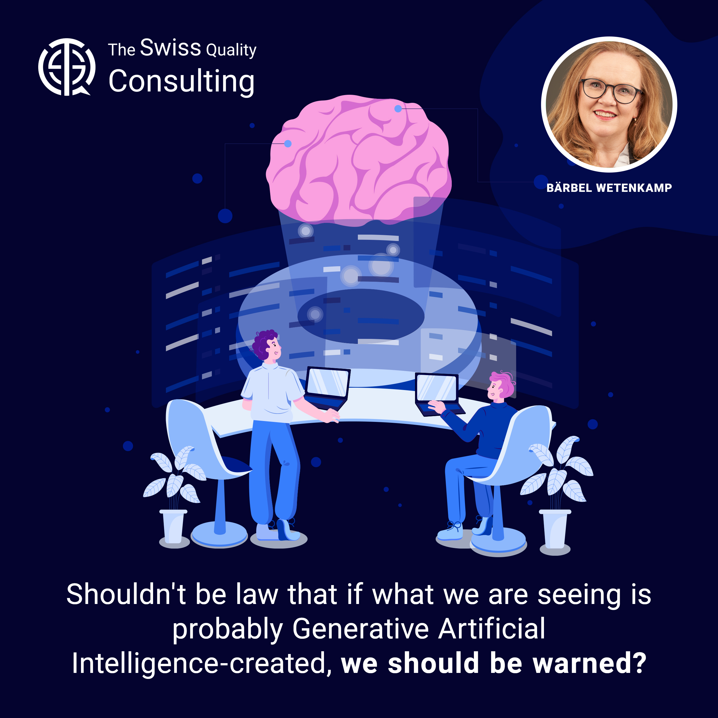 Shouldn't be law that if what we are seeing is probably Generative Artificial Intelligence-created, we should be warned?