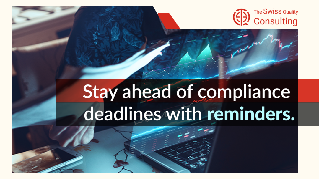 Compliance Reminders: Stay ahead of compliance deadlines with reminders.