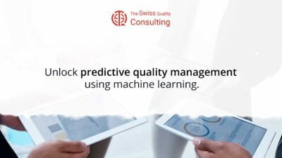 Predictive quality management with machine learning
