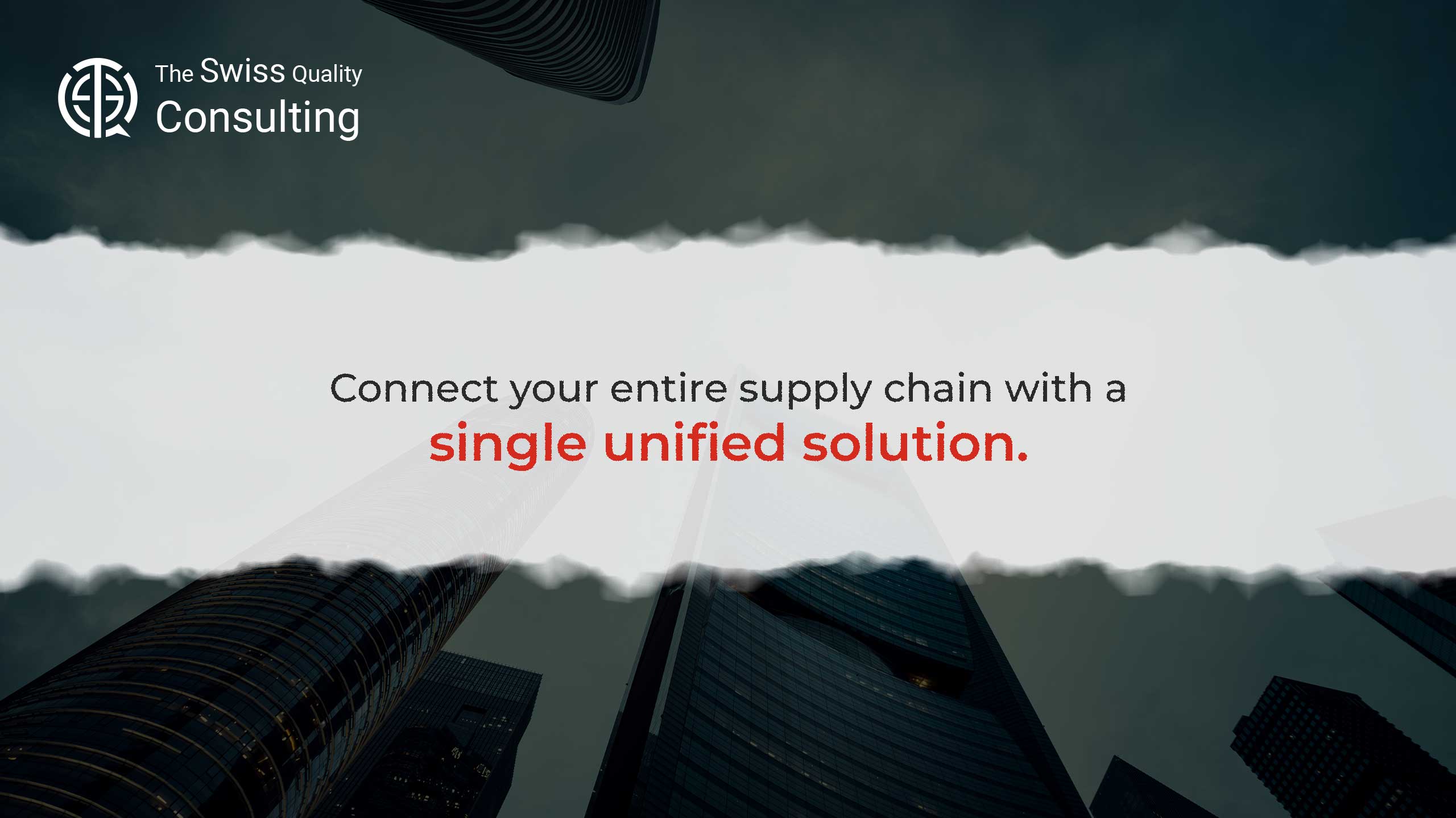 Connect Your Entire Supply Chain with a Single Unified Solution