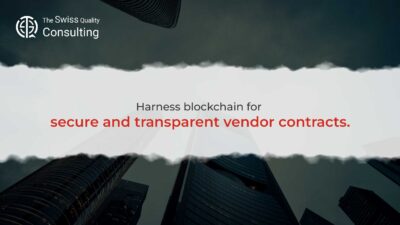 Harness blockchain for secure and transparent vendor contracts