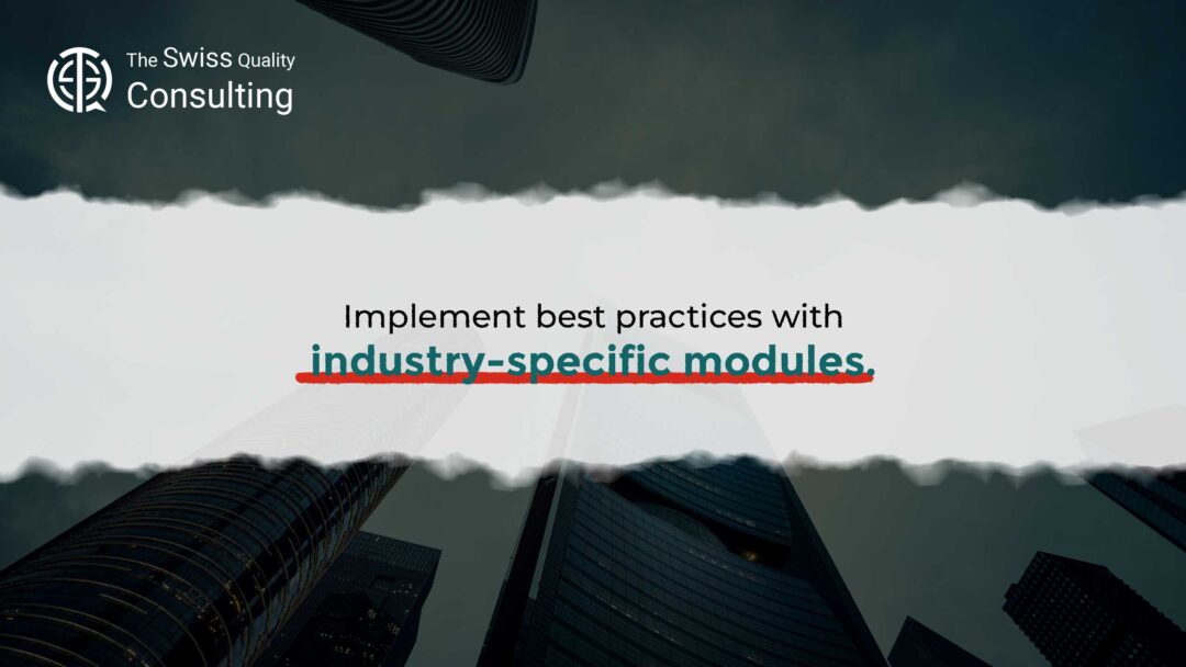 Implementing Best Practices with Industry-Specific Modules in Business