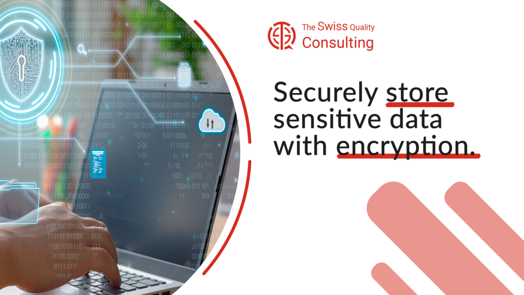 Securely store sensitive data with encryption
