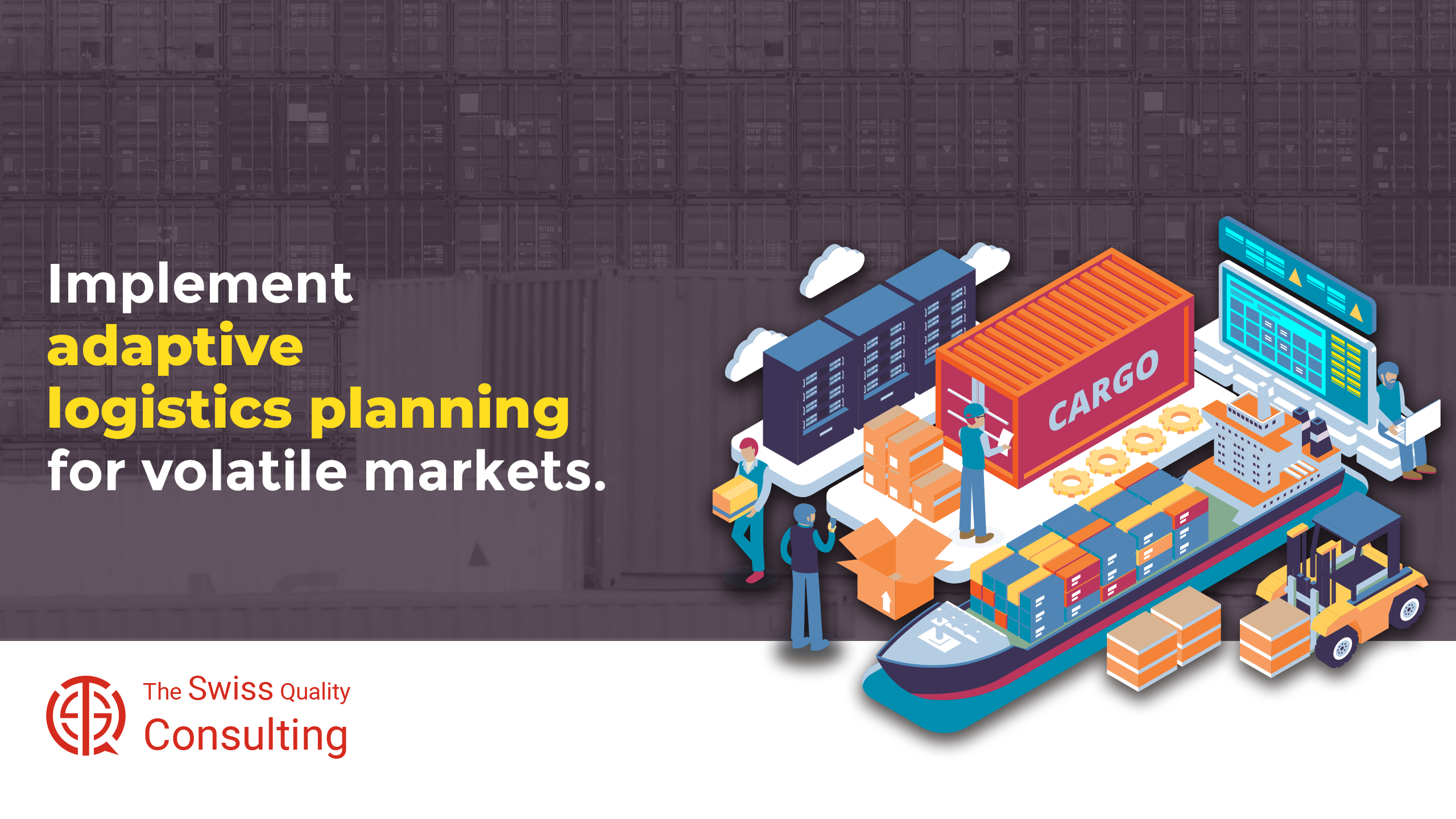 Implement adaptive logistics planning for volatile markets