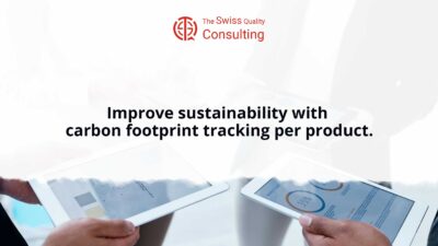 Improve sustainability with carbon footprint tracking per product