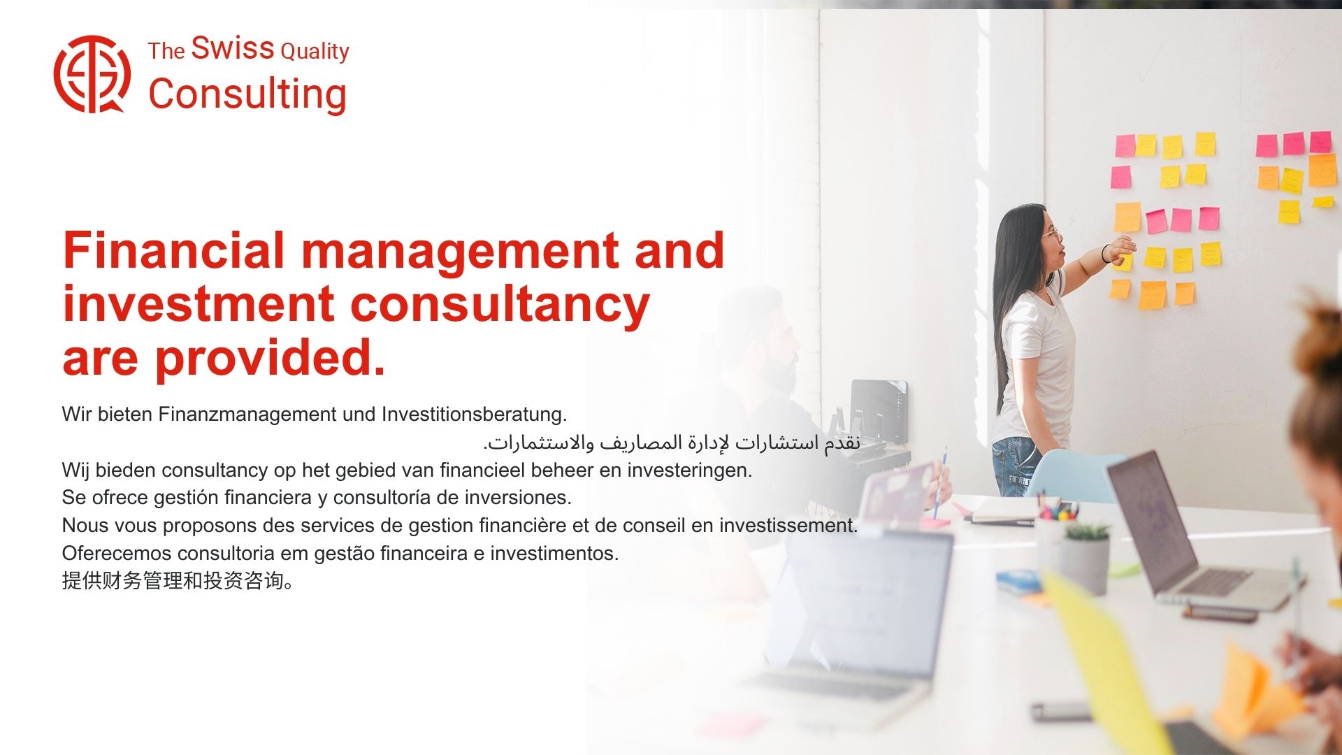 financial management and investment consultancy